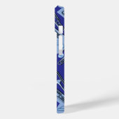 音楽注目トロンボーンBluePattern Case-Mate iPhoneケース (裏面 / 左)