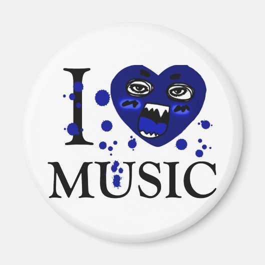 音楽熱狂する_ マグネット (正面)