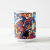 音楽狂気の楽器のマグ コーヒーマグカップ (中央)