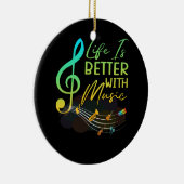 音楽理論で人生は良いミュージシャン先生 セラミックオーナメント (右)