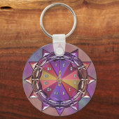 音楽理論サークルFifthマンダラキーチェーン キーホルダー (正面)