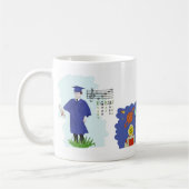 音楽理論 コーヒーマグカップ (左)