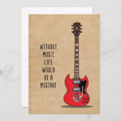 音楽生活のない音楽アートは間違いだ セーブザデート (正面/裏面)