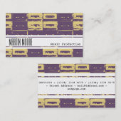 音楽生産のミュージシャンおよびDJ 名刺 (正面/裏面)