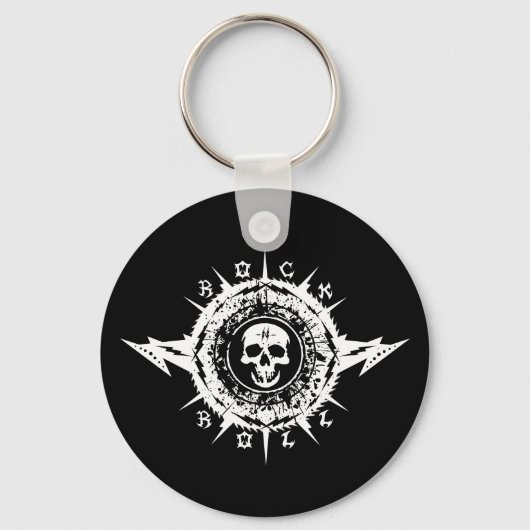 音楽産業ミュージシャンロックアンドロールバンドツーリング キーホルダー (正面)