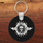 音楽産業ミュージシャンロックアンドロールバンドツーリング キーホルダー (正面)