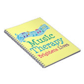 音楽療法は生命を明るくします ノートブック (右側)