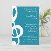 音楽発表会 招待状 (スタンド正面)