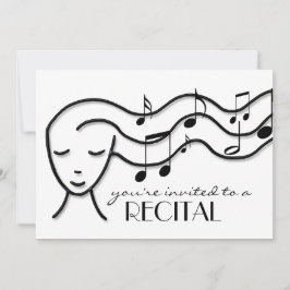 音楽発表会 招待状