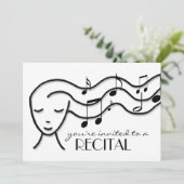 音楽発表会 招待状 (スタンド正面)