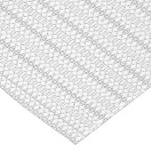 音楽白黒北欧のニットの文字ASCIIの芸術 ミディアムテーブルランナー (コーナー)