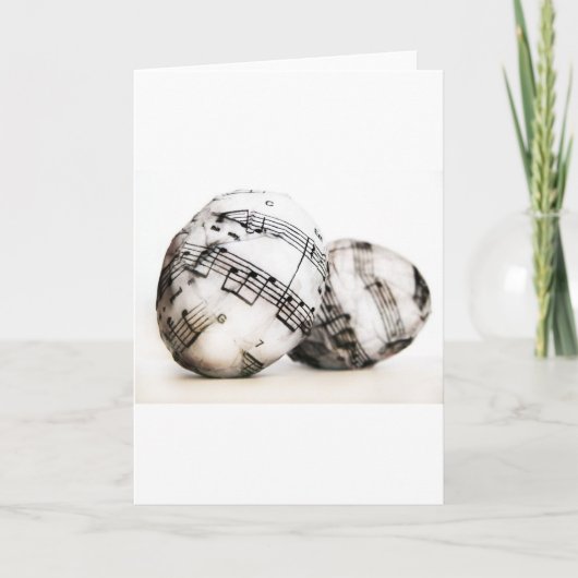 音楽的なイースターエッグ シーズンカード (正面)