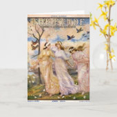 音楽的なカード カード (黄色い花)