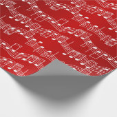 音楽的なクリスマスを持って下さい ラッピングペーパー (角)