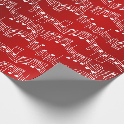 音楽的なクリスマスを持って下さい ラッピングペーパー (角)