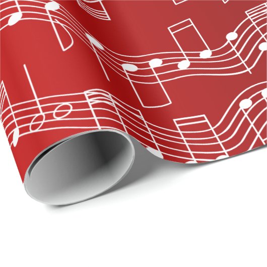 音楽的なクリスマスを持って下さい ラッピングペーパー (ロールコーナー)