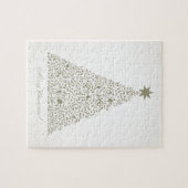 音楽的なクリスマスツリー ジグソーパズル (横)