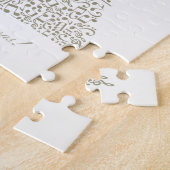 音楽的なクリスマスツリー ジグソーパズル (側面)