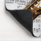 音楽的なサクソフォーンのマウスパッド マウスパッド (コーナー)