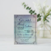 音楽的なテーマのブライダルシャワーの招待 招待状 (スタンド正面)