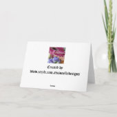 音楽的なバレンタインピアノ鍵は上がり、 シーズンカード (裏面)