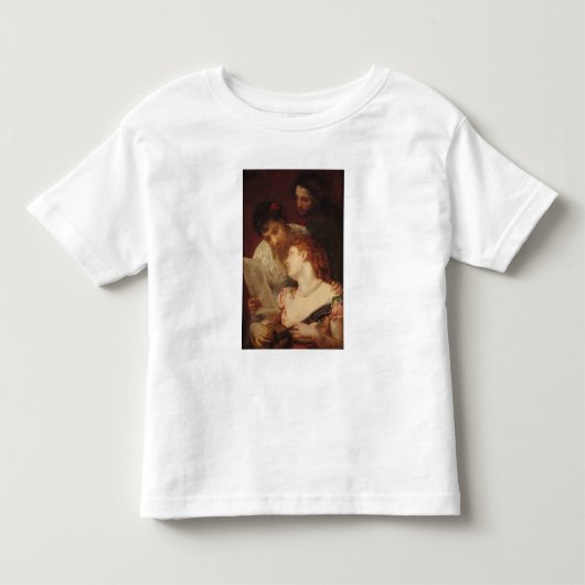 音楽的なパーティー1874年 トドラーTシャツ (正面)