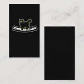 音楽的なピアノの黒猫はピアニスト作曲家を調整します 名刺 (正面/裏面)