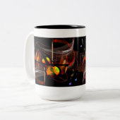 音楽的なファンタジー ツートーンマグカップ (正面左)