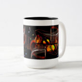 音楽的なファンタジー ツートーンマグカップ (正面右)