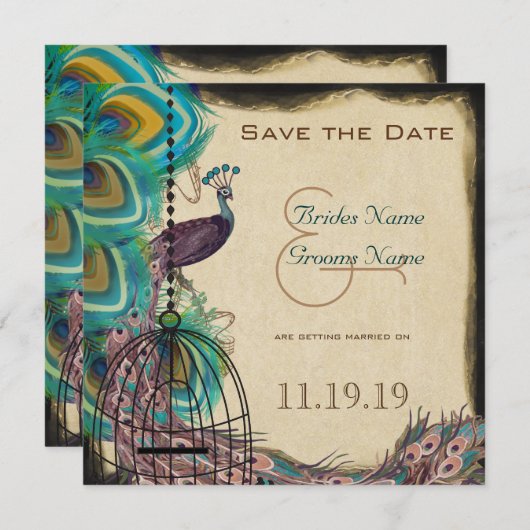 音楽的なペコちゃんの鳥かごのナスの、 日程を保存しなさい セーブザデート (正面/裏面)