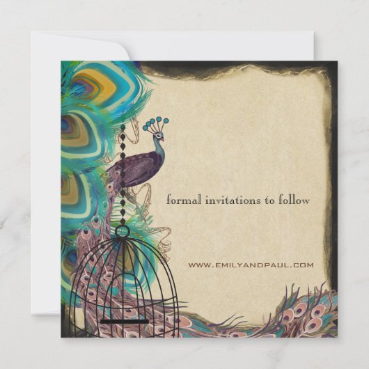 音楽的なペコちゃんの鳥かごのナスの、 日程を保存しなさい セーブザデート (裏面)