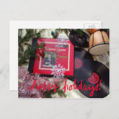 音楽的なヴィンテージのマリオ・ランツァの休日の郵便はがき シーズンポストカード (正面/裏面)