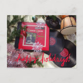 音楽的なヴィンテージのマリオ・ランツァの休日の郵便はがき シーズンポストカード (正面)