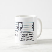 音楽的な冗談のマグ コーヒーマグカップ (正面右)