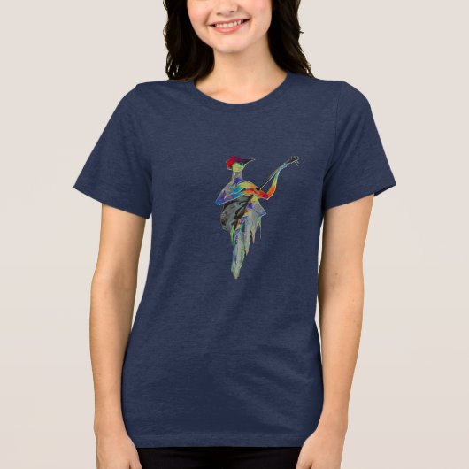 音楽的な印象 トライブレンドTシャツ (正面)