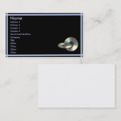 音楽的な名刺 名刺 (正面/裏面)