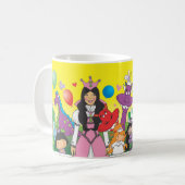 音楽的な城 コーヒーマグカップ (正面左)