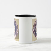 音楽的な場面の円の皿 マグカップ (中央)