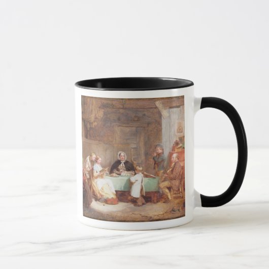 音楽的な夕べ(キャンバスの油) 2 マグカップ (右)