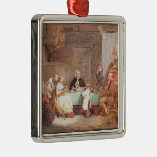 音楽的な夕べ(キャンバスの油) 2 メタルオーナメント (右)