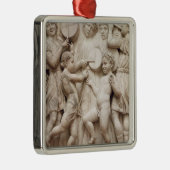 音楽的な天使、Cantoriaからのレリーフ、浮き彫り メタルオーナメント (右)