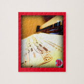 音楽的な寿命のピアノはジグソーパズルを調整します ジグソーパズル (縦)