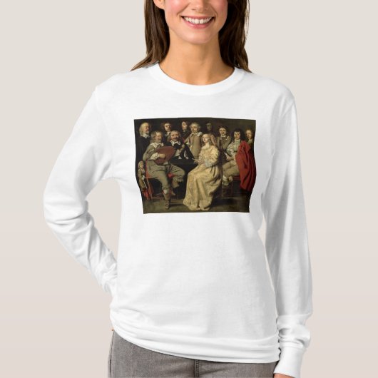 音楽的な懇親会1642年 Tシャツ (正面)