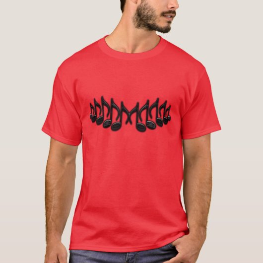 音楽的な手紙"M " Tシャツ (正面)