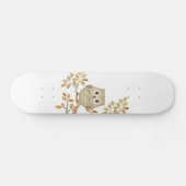 音楽的な木のフクロウのスケートボード スケートボード (横)