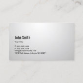 音楽的な白いグランドピアノは音楽を調整します 名刺 (裏面)