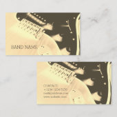 音楽的な芸術家のギターの芸術的なカバー 名刺 (正面/裏面)