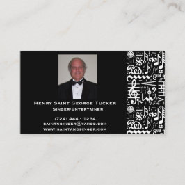 音楽的な記号の名刺 名刺