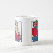 音楽的な誕生日の子ネコ コーヒーマグカップ (中央)