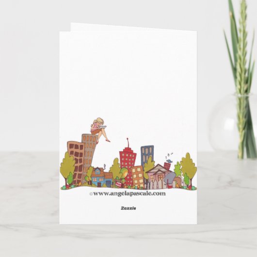 "音楽的な誕生日" カード (裏面)